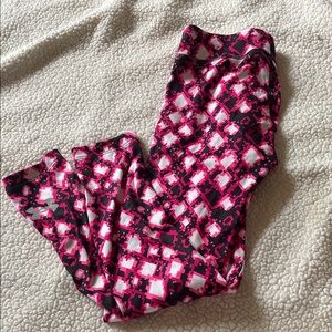 Under Armour Pink and Black Patterned Leggings